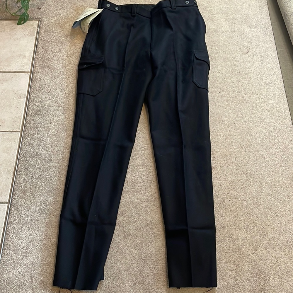 NWT Filson Mackinaw Field Pant Black 100% Wool Size Men’s 40